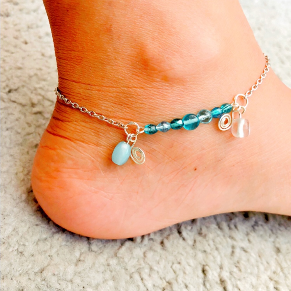 Ankles Glass Beads !
